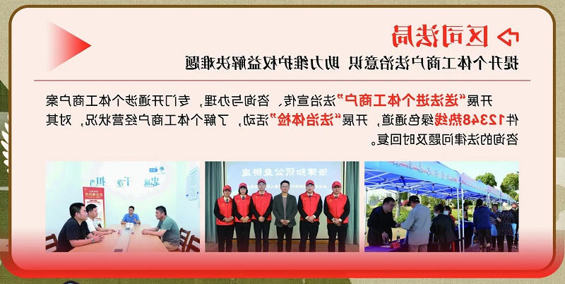 联席促发展之区司法局：提升个体工商户法治意识 助力维护权益解决难题