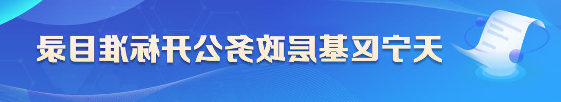 政务公开目录清单